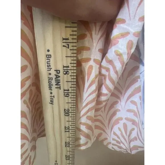 Aura Women's Patterned Linen Boho Long Sleeve Blouse with Tassels Baby Doll XS - Picture 10 of 10